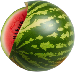 Wassermelone, Fruchtfleisch, roh